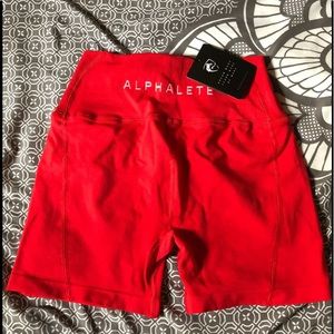 Alphalete Red Revival Shorts